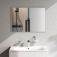 Зеркало AM.PM Spirit v2.0 80 с подогревом с подсветкой и сенсорным выключателем арт-M71AMOX0801SA — фото 2, Зеркала в ванную комнату