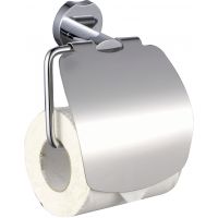 Держатель туалетной бумаги CeramaLux Loft с крышкой Хром арт-53907 — фото 1, Держатели туалетной бумаги