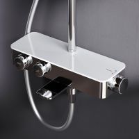 Душевая система AM.PM Inspire 2.0 с термостатом Хром арт-F0750A500 — фото 10, Душевые стойки