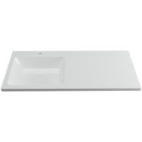 Раковина Orange 120 L с местом под стиральную машину Белая арт-ST-120RAL — фото 2, Раковины встраиваемые сверху