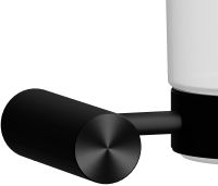 Стакан для зубных щеток Raiber Graceful Черный матовый арт-RPB-80007 — фото 2, Стаканы для зубных щеток