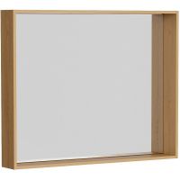 Зеркало Aqwella Basic 100 Дуб золотой арт-BAS0210DZ — фото 1, Зеркала в ванную комнату