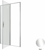 Душевая дверь Allen Brau Priority 120 профиль Хром стекло прозрачное арт-3.31031.00 — фото 14, Распашные душевые двери