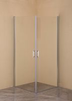 Душевой уголок Orange 100x100 профиль Хром стекло прозрачное арт-E04-100TCR — фото 2, Квадратные душевые уголки