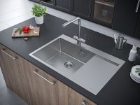 Кухонная мойка Paulmark Kroner-Edge 78F L Нержавеющая сталь арт-PM777851-BSL — фото 3, Кухонные мойки