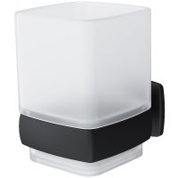 Стакан для зубных щеток AM.PM Gem Черный Белый арт-A9034322 — фото 1, Стаканы для зубных щеток