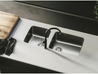 Кухонная мойка Alveus Luno 40 SAT 90 FI 480x400 Сатинированная сталь арт-1129252 — фото 3, Кухонные мойки