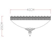 Потолочный светильник Artelamp Crown Белый с золотом арт-A4541PL-3WG — фото 4, Накладные светильники