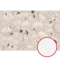 Фреска Ortograf Miracle 33855 Фактура бархат FX Флизелин (4,5*3) Серый/Бежевый, Птицы/Облака/Абстракция арт-33855 (бархат FX) — фото 1, Фрески