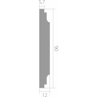 Молдинг Ultrawood 2440x90x12 мм арт-U 016 — фото 3, Молдинги