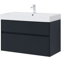 Тумба под раковину Aquanet Бруклин 100 подвесная Антрацит матовый арт-310139 — фото 3, Тумбы под раковину