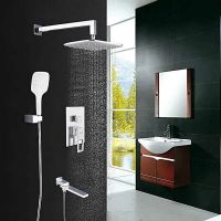 Душевая система Gappo Futura Белый Хром арт-G7117-8 — фото 3, Встраиваемые душевые комплекты