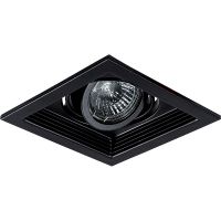 Встраиваемый светильник Artelamp Canis Черный арт-A6661PL-1BK — фото 2, Точечные светильники