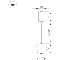 Подвесной светильник Arlight Elementa Золото арт-033423 — фото 4, Подвесные светильники