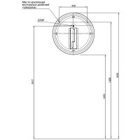 Зеркало Allen Brau Infinity 60 с подсветкой Белое с сенсорным выключателем арт-1.21022.WT — фото 9, Зеркала в ванную комнату