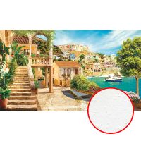 Фреска Ortograf Городской пейзаж 5173 Фактура бархат FX Флизелин (4,7*2,7) Бежевый/Разноцветный, Город/Пейзаж арт-5173 (бархат FX) — фото 1, Фрески