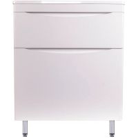 Тумба под раковину Style Line Бергамо 70 Белая антискрейтч арт-СС-00002310 — фото 1, Тумбы под раковину