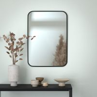 Зеркало Evoform Colora 70х50 с окантовкой - Черный цвет арт-BY 0434 — фото 1, Зеркала в ванную комнату