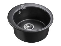 Кухонная мойка Paulmark Gelegen 50 Черная арт-PM404800-BL — фото 2, Кухонные мойки