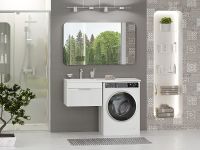 Товар: Тумба под раковину Brevita Enfida 120 подвесная Белая матовая арт-ENF-09060-011Я - фото 9 Тумба под раковину Brevita Enfida 120 подвесная Белая матовая арт-ENF-09060-011Я — фото 9, Тумбы под раковину