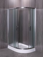 Душевой уголок Esbano ESR-8027A 120x80 L профиль Хром стекло рифленое арт-ESUGR8027AL — фото 3, Асимметричные душевые уголки