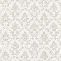 Обои Prima Italiana Arte Bella Винил на флизелине (1,06*10) Белый/Бежевый, Дамаск арт-80301 — фото 1, Обои для стен