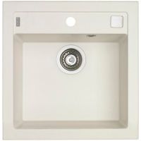 Кухонная мойка Alveus Granital+ Formic 20 Arctic G11 520x510x200 Белая арт-1128395 — фото 1, Кухонные мойки