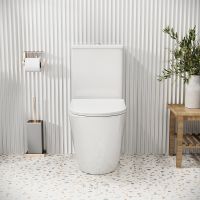 Унитаз компакт Grossman Color Белый глянцевый с бачком и сиденьем Микролифт арт-GR-4480S — фото 8, Напольные унитазы