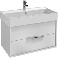 Тумба под раковину Jacob Delafon Vivienne 80 подвесная Белая глянцевая арт-EB1667-J5-J5 — фото 1, Тумбы под раковину