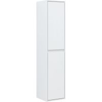 Шкаф пенал Aquanet Милан 35 подвесной Белый глянец арт-336386 — фото 1, Пеналы для ванной комнаты