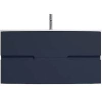 Тумба под раковину Jacob Delafon Nona 100 подвесная Темно-синяя арт-EB1889RU-G98 — фото 1, Тумбы под раковину