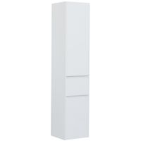 Шкаф пенал Aquanet Бруклин 35 Белый глянец арт-203966 — фото 2, Пеналы для ванной комнаты