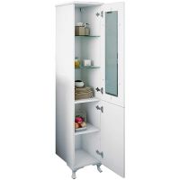 Шкаф пенал Sanflor Глория 32 R Белый арт-С000005705 — фото 2, Пеналы для ванной комнаты