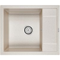 Кухонная мойка Paulmark Flugen 50-600 Бежевая арт-PM216050-BE — фото 1, Кухонные мойки