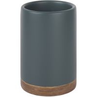 Стакан для зубных щеток WasserKRAFT Lopau Серый арт-K-3328 — фото 1, Стаканы для зубных щеток