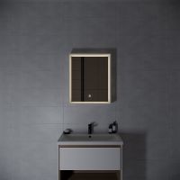 Товар: Зеркало Cersanit Louna 60 с подсветкой Белый с сенсорным выключателем арт-SP-LU-LOU60-Os - фото 8 Зеркало Cersanit Louna 60 с подсветкой Белый с сенсорным выключателем арт-SP-LU-LOU60-Os — фото 8, Зеркала в ванную комнату