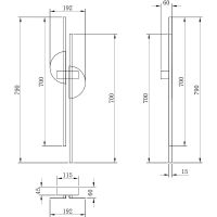 Настенный светильник Maytoni Modern Skyline Белый Черный арт-MOD179WL-L22W4K — фото 6, Бра