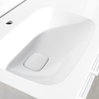 Тумба под раковину Style Line Альба 90 L Люкс Plus Белая арт-ЛС-000010052 — фото 7, Тумбы под раковину