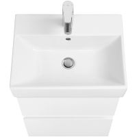 Тумба под раковину Roca Oleta 50 подвесная Белая матовая арт-A857638501 — фото 2, Тумбы под раковину