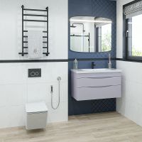 Товар: Тумба под раковину Caprigo Lento 100 подвесная Серая матовая арт-36214-SF028 - фото 4 Тумба под раковину Caprigo Lento 100 подвесная Серая матовая арт-36214-SF028 — фото 4, Тумбы под раковину