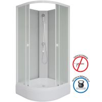 Душевая кабина Niagara Promo 80x80 без гидромассажа арт-P80/26/MT/BK — фото 3, Душевые кабины