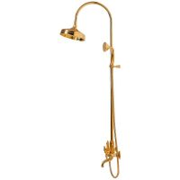Душевая система Cezares Lord Золото 24 карат арт-LORD-CVD-03/24-M — фото 4, Душевые стойки
