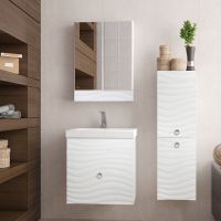 Тумба под раковину Style Line Вероника 60 Люкс Plus подвесная Белый глянец арт-ЛС-00000727 — фото 3, Тумбы под раковину