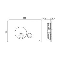 Комплект унитаза с инсталляцией Point Вега с сиденьем Микролифт и Белой клавишей смыва арт-886914GBO1+PN41711 — фото 11, Комплекты унитаз + инсталляция