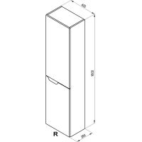 Товар: Шкаф пенал Ravak SB Classic II 40 R подвесной Белый арт-X000001474 - фото 5 Шкаф пенал Ravak SB Classic II 40 R подвесной Белый арт-X000001474 — фото 5, Пеналы для ванной комнаты
