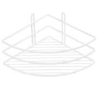 Полка корзина Fixsen угловая Белая арт-FX-710W-1 — фото 1, Полки для ванной и душа