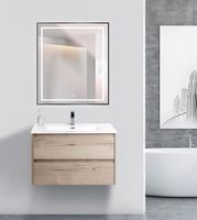 Зеркало BelBagno Kraft 70 с подсветкой Черное с сенсорным выключателем и подогревом арт-SPC-KRAFT-700-800-LED-TCH-WARM-NERO — фото 4, Зеркала в ванную комнату