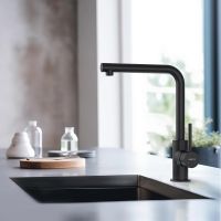 Смеситель для кухни Aquatek Европа Черный матовый арт-AQ1380MB — фото 2, Смесители для кухни