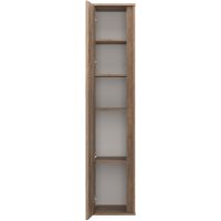 Шкаф пенал Brevita Dallas 35 подвесной Дуб Галифакс олово арт-DAL-05035-31 — фото 5, Пеналы для ванной комнаты