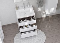 Тумба под раковину Roca The Gap 60 подвесная Белый глянец арт-A857404806 — фото 13, Тумбы под раковину